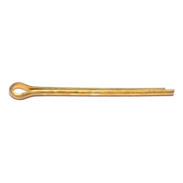 Midwest Fastener 1/8" x 2" Brass Cotter Pins 15PK 61246